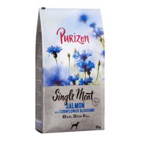 Purizon Single Meat Adult losos a špenát s květy chrpy - Výhodné balení: 2 x 12 kg