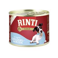 Rinti Gold s pravými drůbežími srdci 12 × 185 g