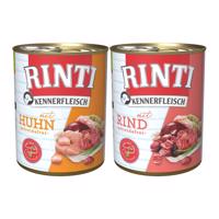 Rinti Kennerfleisch multipack hovězí a kuře 24× 800 g