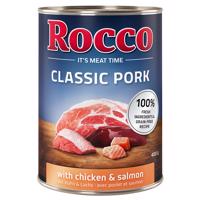 Rocco Classic Pork 12 x 400g - výhodné balení - kuřecí a losos