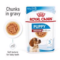 ROYAL CANIN MEDIUM PUPPY mokré krmivo pro středně velká štěňata 10 x 140 g