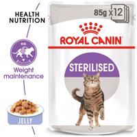 ROYAL CANIN STERILISED v želé pro kastrované kočky 12 × 85 g