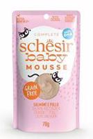 Schesir Cat kapsa Kitten Lifestage Mousse losos 70g + Množstevní sleva