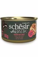 Schesir Cat konz. After Dark Wholefood kuře/hovězí 80g + Množstevní sleva