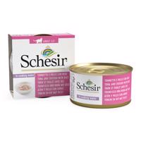 Schesir Natural s rýží  24 x 85 g - kuřecí a hovězí s rýží