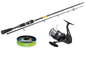 Set:Sportex Black Pearl GT-3 2,1m/20g+Shimano AEROBBC3+Climax braid