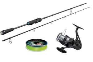 Set:Sportex Nova Twitch RS-2 2,15m/10g+Shimano AEROBBC3+Climax braid