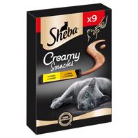 Sheba Creamy Snacks - Kuřecí a sýr (9 x 12 g)