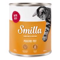 Smilla Drůbeží konzervy 24 x 800 g - 15 % sleva - jemné drůbeží s hovězím