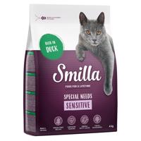 Smilla granule, 3 kg + 1 kg zdarma - Adult Sensitive s kachním bez obilovin