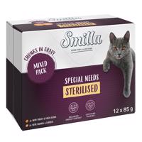 Smilla kapsičky 12 x 85 g - 10% sleva - Sterilised  míchané balení