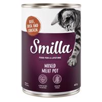 Smilla konzerva, 6 x 400 g - 10 % sleva - hovězí, kachní a kuřecí