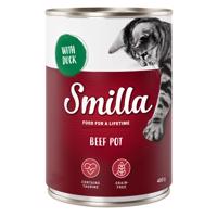 Smilla konzerva, 6 x 400 g - 10 % sleva  - hovězí s kachním