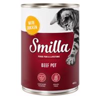 Smilla konzerva, 6 x 400 g - 10 % sleva - hovězí s kuřecím