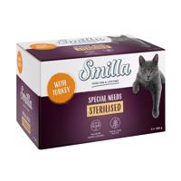 Smilla Sterilised vanička 24 x 100 g - krůtí se pstruhem