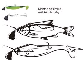 Systém Black Cat soft lure Variant: váha 21g