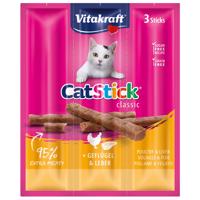 Vitakraft Cat-Stick mini s drůbežím masem a játry 10× 3 ks