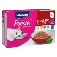 Vitakraft Poésie Classic Sauce míchané balení - 12 x 85 g