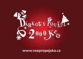 Vsepropejska Červený dárkový poukaz (elektronický) Typ: 2000 Kč