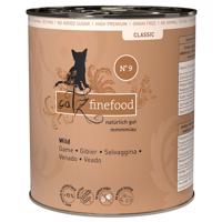 Výhodné balení catz finefood 12 x 800 g - zvěřina