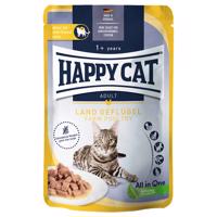 Výhodné balení Happy Cat Pouch Meat in Sauce 48 x 85 g - drůbeží