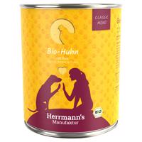 Výhodné balení Herrmanns Bio-Menu Classic 12 x 800 g - Bio kuře s bio rýží