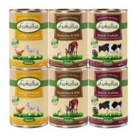 Výhodné balení Lukullus 24 x  400 g - Adult Mix (3 druhy)