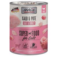 Výhodné balení MAC's Cat 24 kg (24 x 800 g) - Telecí a krůtí