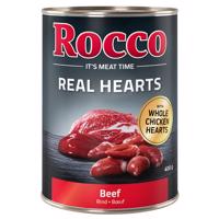 Výhodné balení: Rocco Real Hearts 24 x 400 g - 2 různé druhy