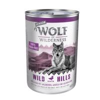 Výhodné balení: Wolf of Wilderness Senior 12 x 400 g - Wild Hills - kachní & telecí