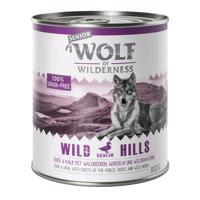 Výhodné balení: Wolf of Wilderness Senior 12 x 800 g - Wild Hills - kachní & telecí