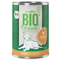 Výhodné balení zooplus Bio Senior 12 x 400 g - bio kuřecí s bio dýní