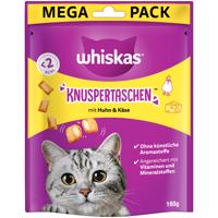 Whiskas Křupavé taštičky  - Výhodné balení: Kuře se sýrem (2 x 180 g)