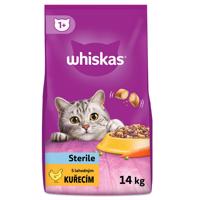 Whiskas Sterile granule s kuřecím pro kastrované kočky 2x14kg