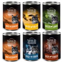 Wild Freedom mix,  6 konzerv - 10 % sleva - Adult Smíšené balení 6 x 400 g