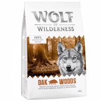 Wolf of Wilderness, 2 x 1 kg - 20 % sleva - Adult "Oak Woods" - divočák