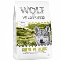 Wolf of Wilderness Adult "Green Fields" - jehněčí - bez obilovin - 1 kg