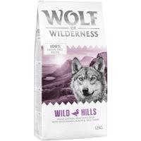 Wolf of Wilderness Adult "Wild Hills" - kachní - bez obilovin - Výhodné balení 2 x 12 kg