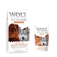 Wolf of Wilderness granule, 12 kg + Training “Explore the Wide Acres” zdarma - "Explore The Mighty Summit" - Performance 12 kg +  “Explore the Wide Acres” s kuřecím