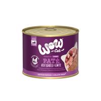 WOW CAT Senior drůbež a kachna 6× 200 g