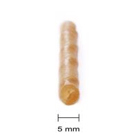 Žvýkací rolky Barkoo zatočená hovězí kůže cca 12,5 cm, Ø 5 mm - 2 x 100 kusů à 12,5 cm (1,4 kg)